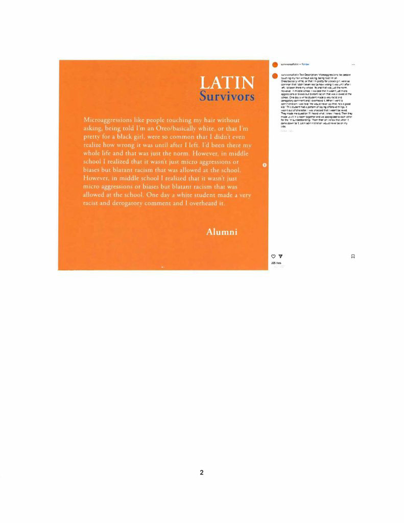 Misconduct, Breach, Fiduciary duty, Bullying, Cyberbullying, Discrimination , Harassment, Fiduciary duty, Lawsuit,Investigate potential breaches, Latin trustees and officers, Latin School of Chicago, Boies, Schiller, Flexner LLP, demand letter, Lawsuit, members, Board of Trustees, judiciary duty, ministrative misconduct, faulty misconduct, Violations state and federal laws, discrimination, Antisemitism, harassment, Physical assault, Bullying, cyberbullying, Gross mismanagement, malfeasance, Student safety, Suicide, Emotional harm, Physical harm, Randall Dunn - Head of School Latin School of Chicago, Kristine Von Ogden - Latin School of Chicago Upper School Director, David Koo - Latin School of Chicago trustee and board chair, Thomas Hagerman - Latin School of Chicago Head of School, Shelley Greenwood - Latin School of Chicago Assistant Head of School, Bridget C. Coughlin - Latin School of Chicago, board of trustee, president and CEO of Shedd Aquarium, Beth Goldberg - Heller Latin School of Chicago board of trustee, Bridget Hennessy - Latin School of Chicago Dean of Students, Carrie Parr - Latin School of Chicago trustee and vice chair, Christopher Keogh - Latin School of Chicago trustee, Collen Batcheler - Latin School of Chicago trustee, Dara Milner - Latin School of Chicago trustee and board chair, Edward Benford - Latin School of Chicago trustee, Darren Snyder - Latin School of Chicago trustee and treasurer, David Williams - Latin School of Chicago trustee and secretary, Michael Szczepanek - Chief Financial Officer at Latin School of Chicago, Deb Sampey - Latin School of Chicago Middle School Director, Denise Fogus Gibson - Latin School of Chicago trustee, Diane Saltoun - Latin School of Chicago trustee, Dontrey Britt-Hart - Latin School of Chicago trustee, Elizabeth Mihas - Latin School of Chicago trustee, Georgy Ann Peluchiwiski Latin School of Chicago trustee and board chair, Jeff Sharp - Latin School of Chicago trustee and board chair, Robert Chapman - Latin School of Chicago trustee and board chair, Timothy Hurd - Latin School of Chicago trustee, Tanya Polsky - Latin School of Chicago trustee, Val Vlahos - Latin School of Chicago trustee, Valerie Wiley - Latin School of Chicago trustee. Vince Cozzi - Latin School of Chicago trustee and board chair, Walter Pryor - Latin School of Chicago trustee, Traveres “Tray” White - Latin School of Chicago Middle School Division Director, Tim Cronister - Latin School of Chicago Director of Student Life, Susan Bolon - Latin School of Chicago Director of Human Resources, Scott Kaniewski - Latin School of Chicago trustee, Sarah Norris - Latin School of Chicago trustee, Ryan Harris - Latin School of Chicago trustee, Ryan Allen - Latin School of Chicago Assistant Head of School, Ronald Seymore - Latin School of Chicago trustee, Rafael Santana - Latin School of Chicago trustee, Peter Jackson - Latin School of Chicago trustee, Paul Furlow - Latin School of Chicago trustee, Olumide Ajiginni - Latin School of Chicago trustee, Nils Larsen - Latin School of Chicago trustee, Nicole Mann - Latin School of Chicago trustee, Nick Baer - Latin School of Chicago Upper School Director, Nancy Dwyer - Latin School of Chicago trustee, Meredith Bluhm-Wolf - Latin School of Chicago trustee, Maury Tognarelli - Latin School of Chicago trustee, Lina Wei - Latin School of Chicago trustee, Jyoti Patel - Latin School of Chicago trustee, Jonathan Berger - Latin School of Chicago trustee, Jennifer Prewitt - Latin School of Chicago trustee, Jennifer Peeples - Latin School of Chicago trustee, Jennifer Cizner - Latin School of Chicago trustee, Gurpreet Singh - Latin School of Chicago trustee, Erin Amico Wegscheide - Latin School of Chicago trustee, Elizabeth Betten - Latin School of Chicago trustee